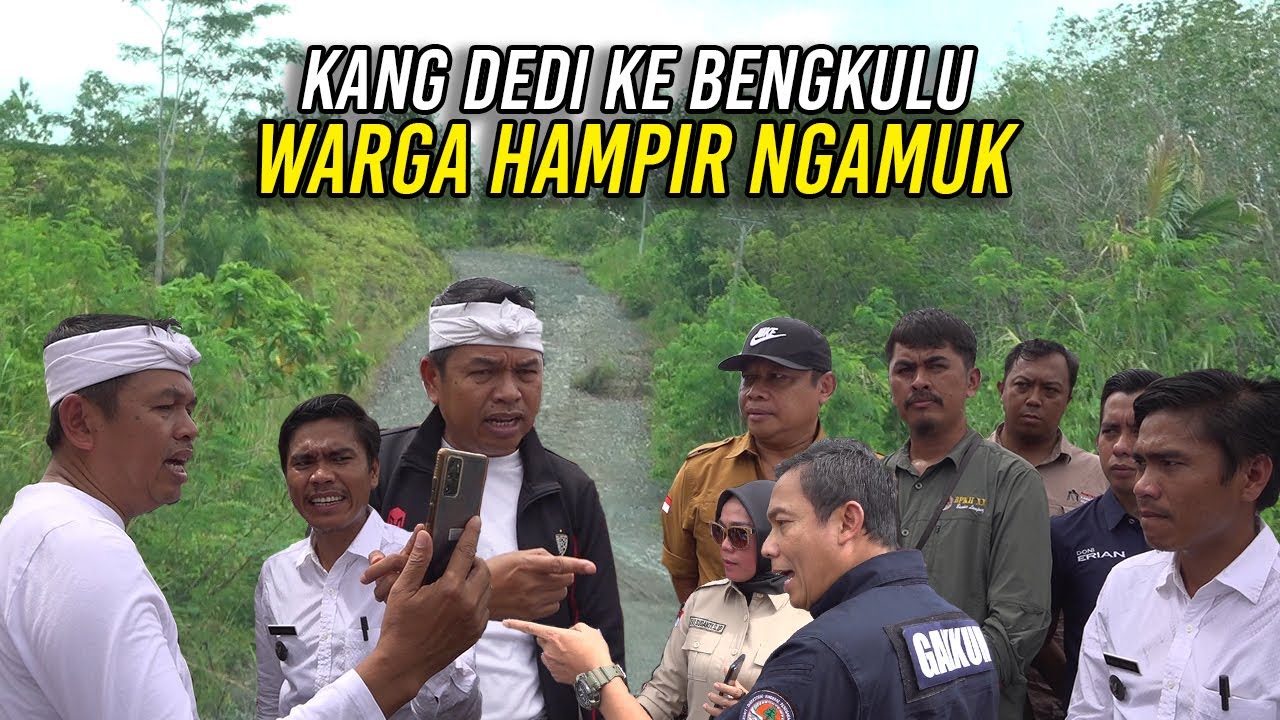 GARA GARA PATOK TAMBANG-WARGA HAMPIR NGAMUK SAAT KANG DEDI PIMPIN ROMBONGAN KOMISI 4 KE BENGKULU