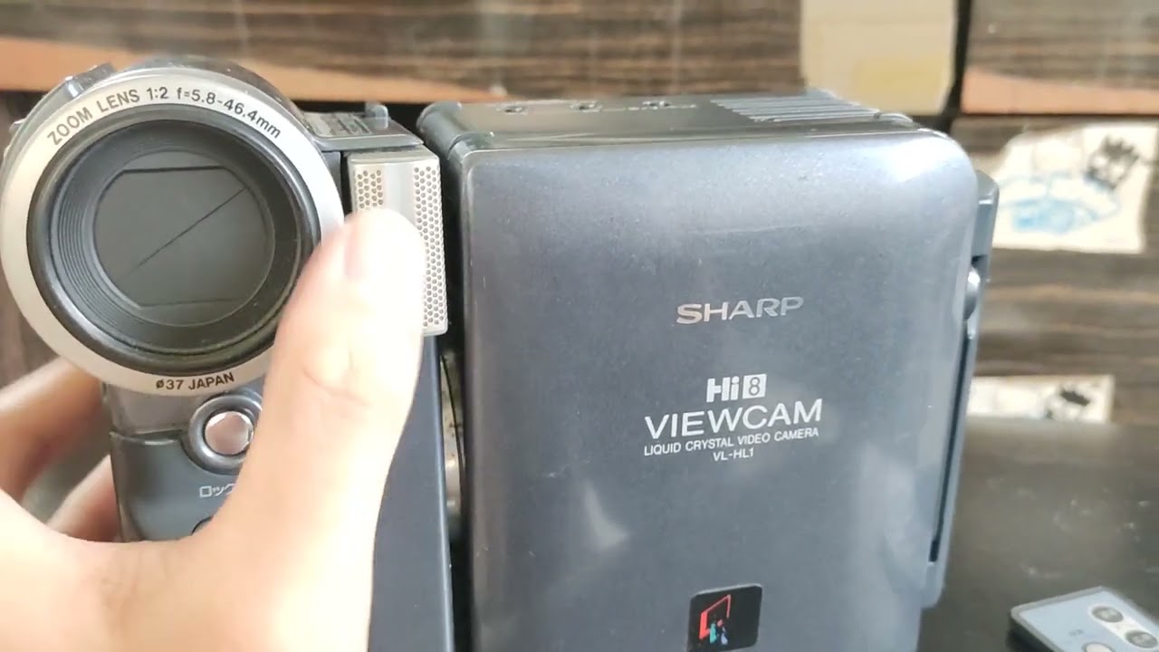 1992 SHARP Hi8 VIEWCAM  VL-HL1 隨身錄放影機開箱