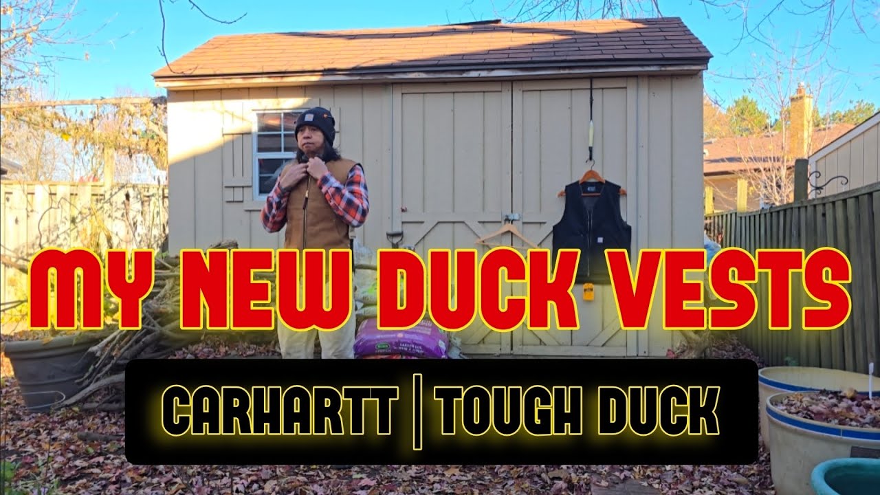 I love my new work vests from Carhartt & Tough Duck ( A Quick Review) | Snow Removal | OldLenn