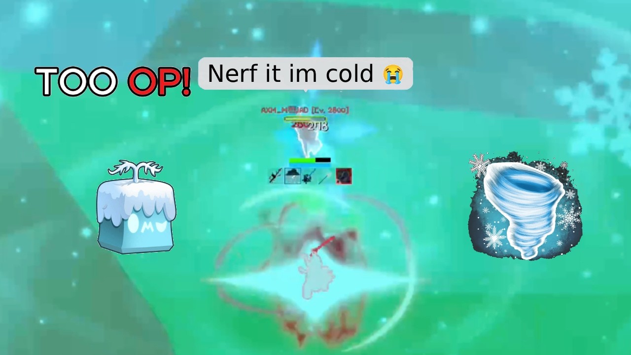 Blizzard Fruit is TOO OP For Blox Fruits PVP