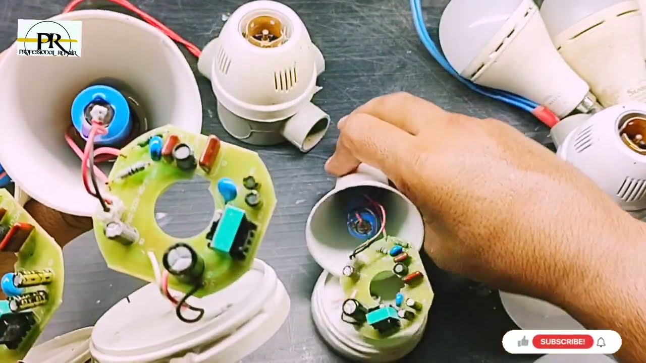 rechargeable, inverter, emergency, LED bulb repair //automatic LED bulb battery management problem??