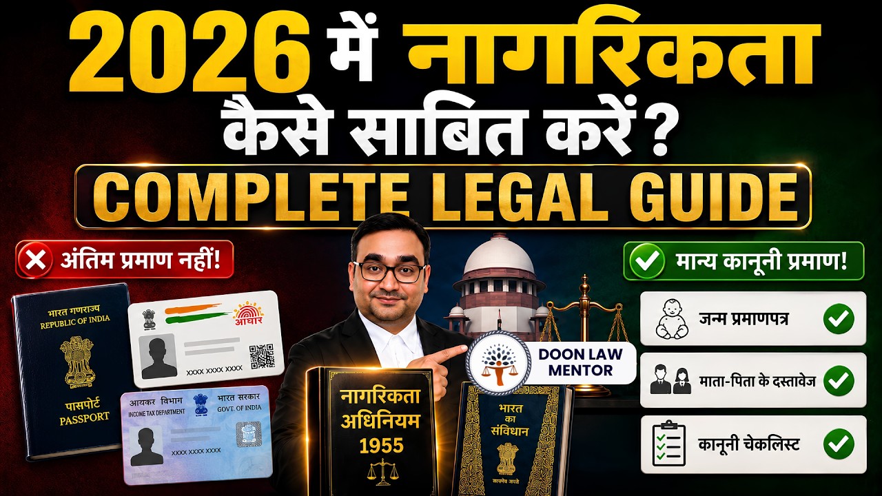 नागरिकता कैसे साबित करें 2026 में? | Indian Citizenship Proof Explained 2026