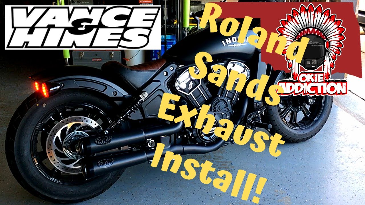 Vance & Hines Scout Bobber Exhaust Install!