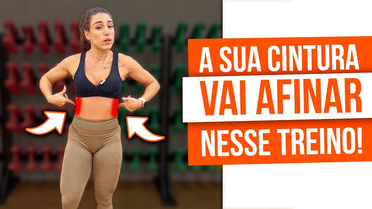 A SUA CINTURA VAI FICAR AFINADINHA COM ESSE TREINO DE SUPERIORES!
