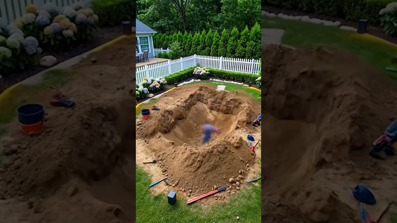 A OR B?! This Backyard Pool Upgrade Is ILLEGAL Levels of Clean 🤯