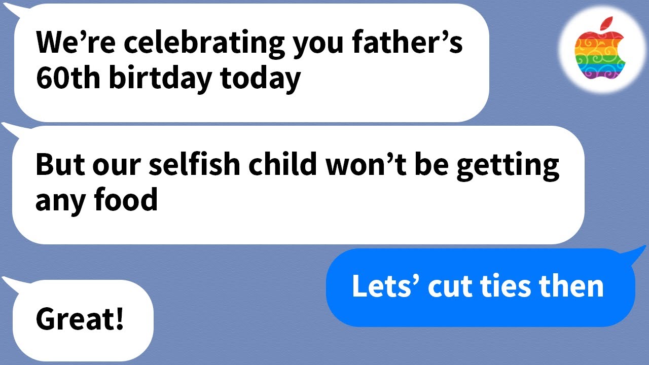 【Apple】 When I decided not to give my mom anymore money this month...