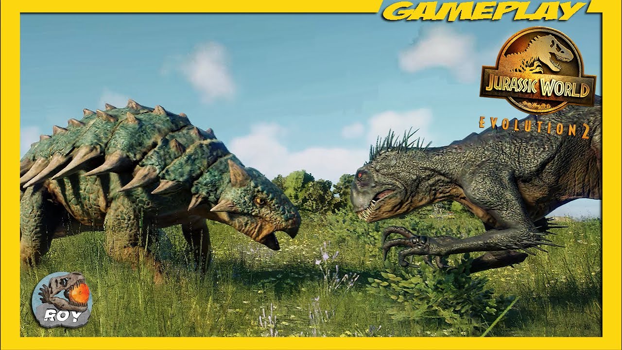 P'TITE BOSSE vs SCORPIOS REX, La CHASSE du SCORPIOS REX ► JURASSIC WORLD EVOLUTION 2 - royleviking