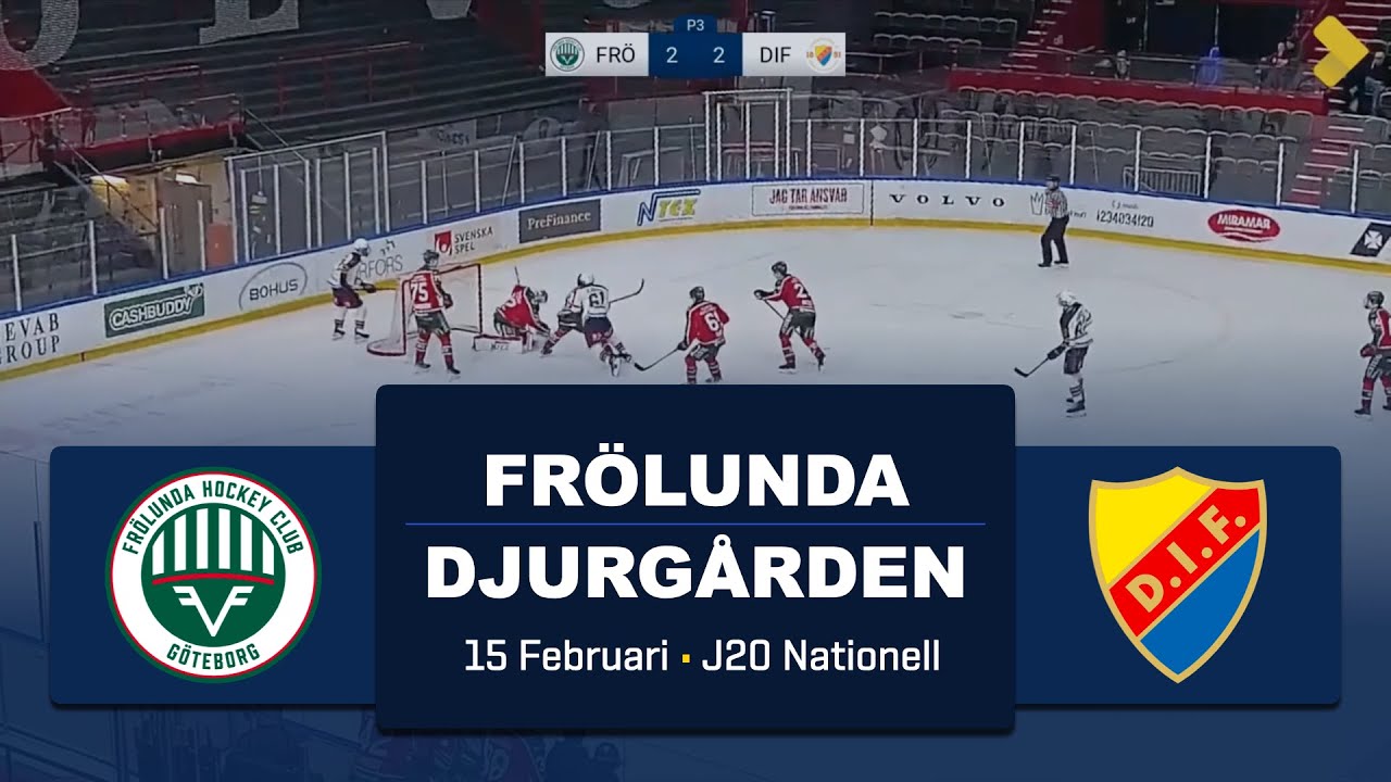 Frölunda - Djurgården | J20 Nationell Top 10 | HIGHLIGHTS