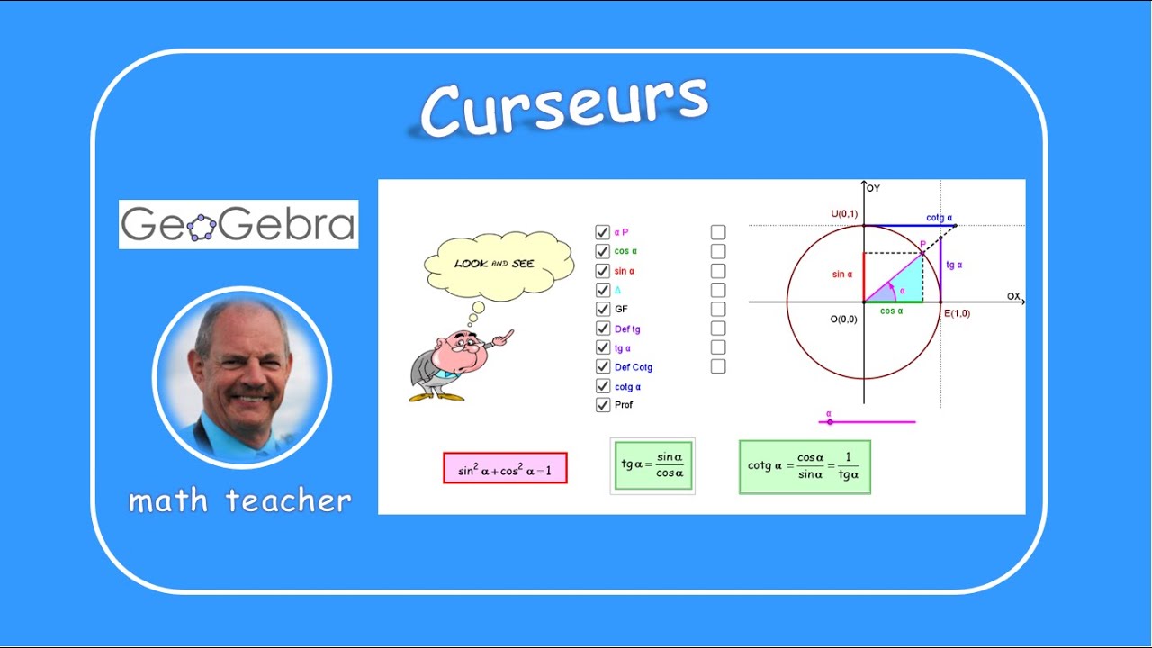 GeoGebra 004 Curseurs