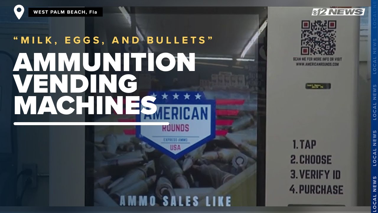 Milk, eggs, and bullets: Florida grocery stores might get ammo vending machines soon
