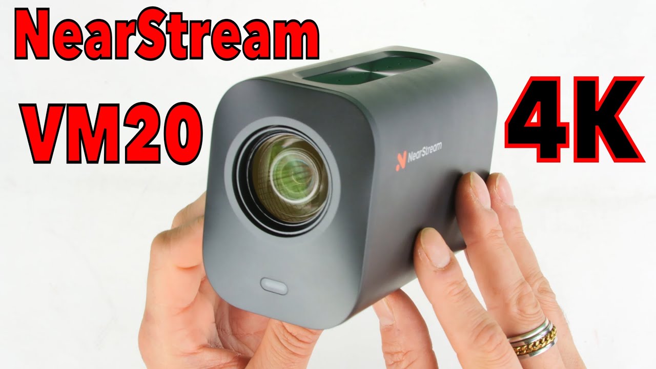 NearStream VM20 4K Webcam with 10X Optical Zoom Tutorial & Review
