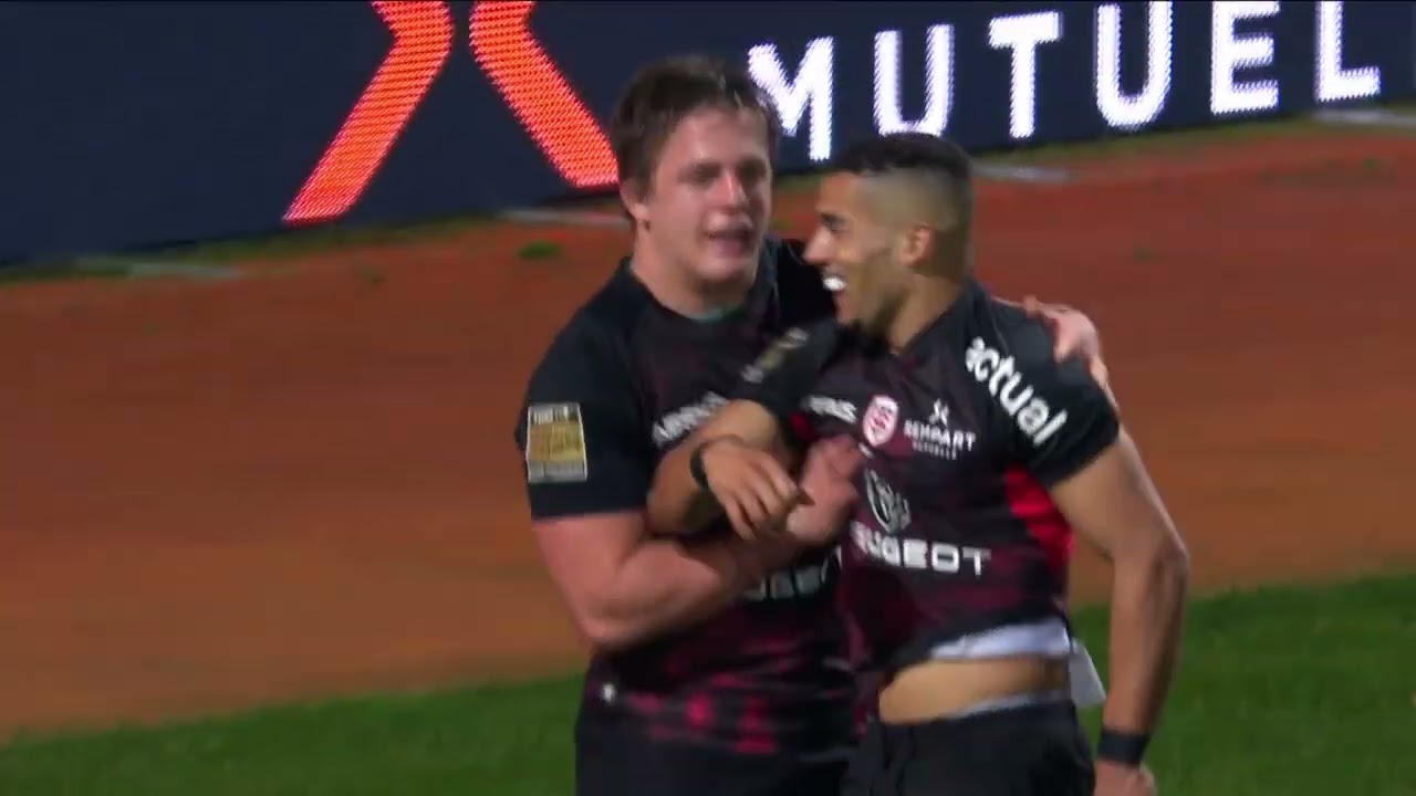 TOP 14 - Essai de Nelson EPEE 2 (ST) - Stade Toulousain - Aviron Bayonnais