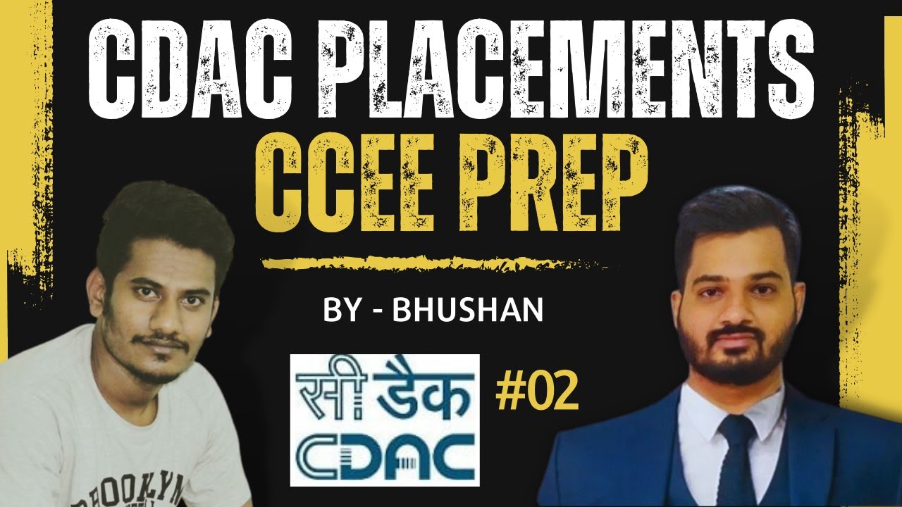 CDAC Placements process | CCEE Exam Preparation | How @bhushanpawarofficial  got placed ?