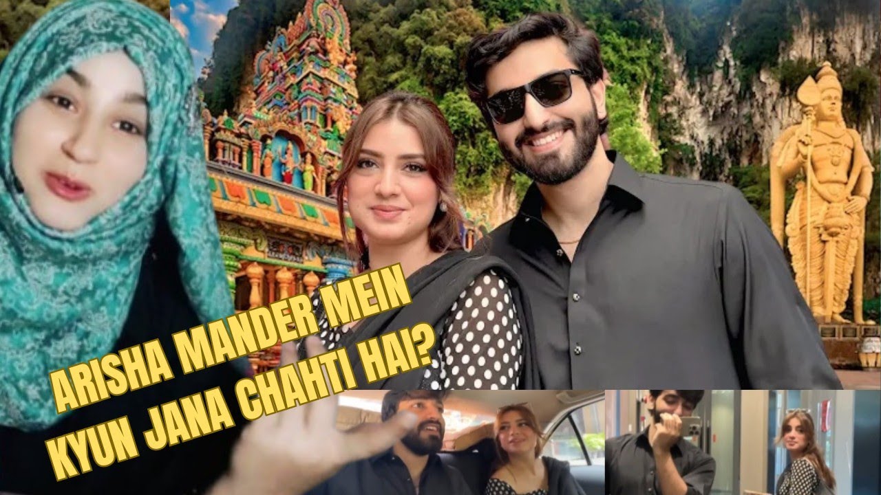 Reacts To Arisha Ko Mandir Kyun Jana Hai? 😲 | Pakistani Girl & Indian Boy In Malaysia Day 5 Reaction