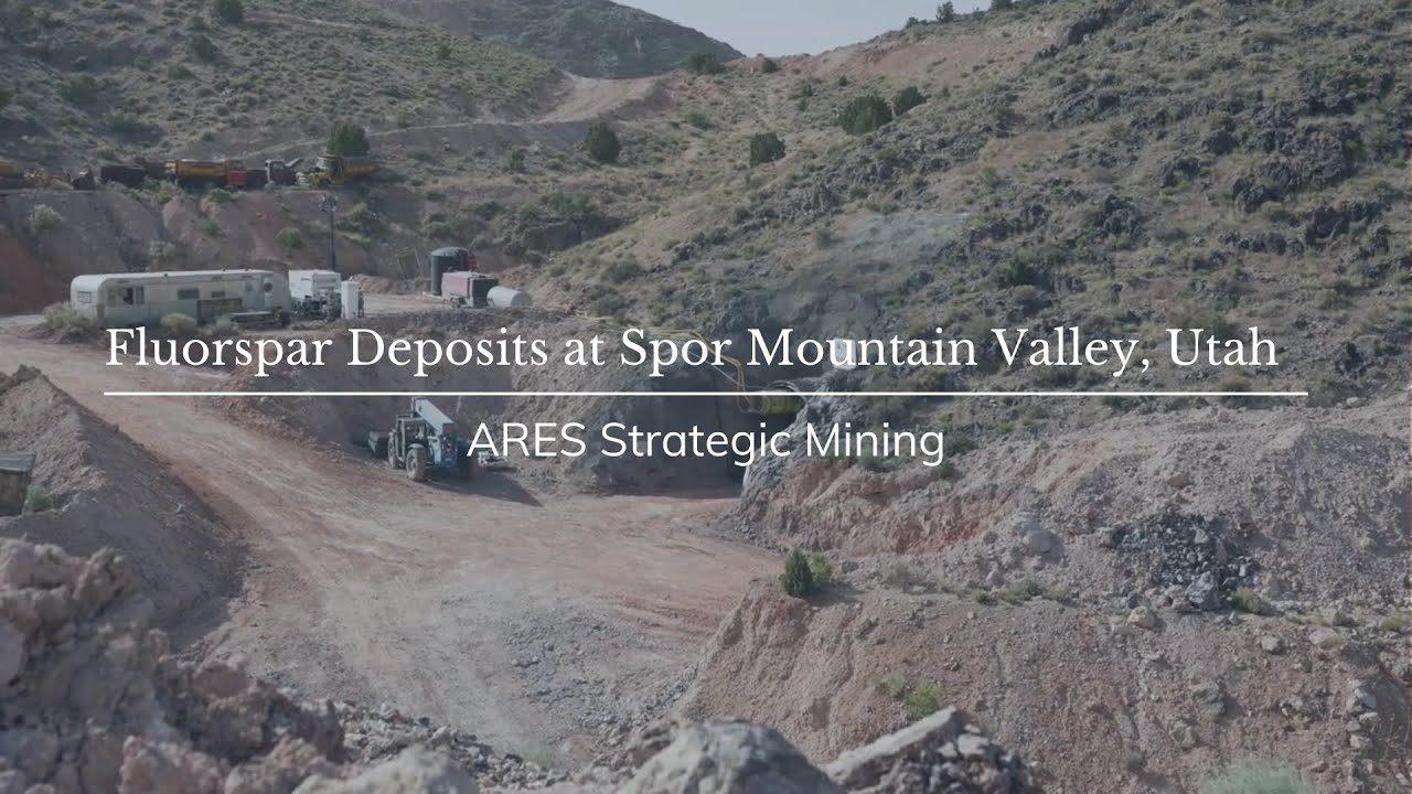 ARES Strategic Mining - Confirmed fluorspar reserves in Utah USA