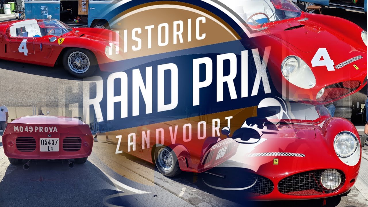 Ferrari 246 SP tijdens Historische Grand Prix Zandvoort