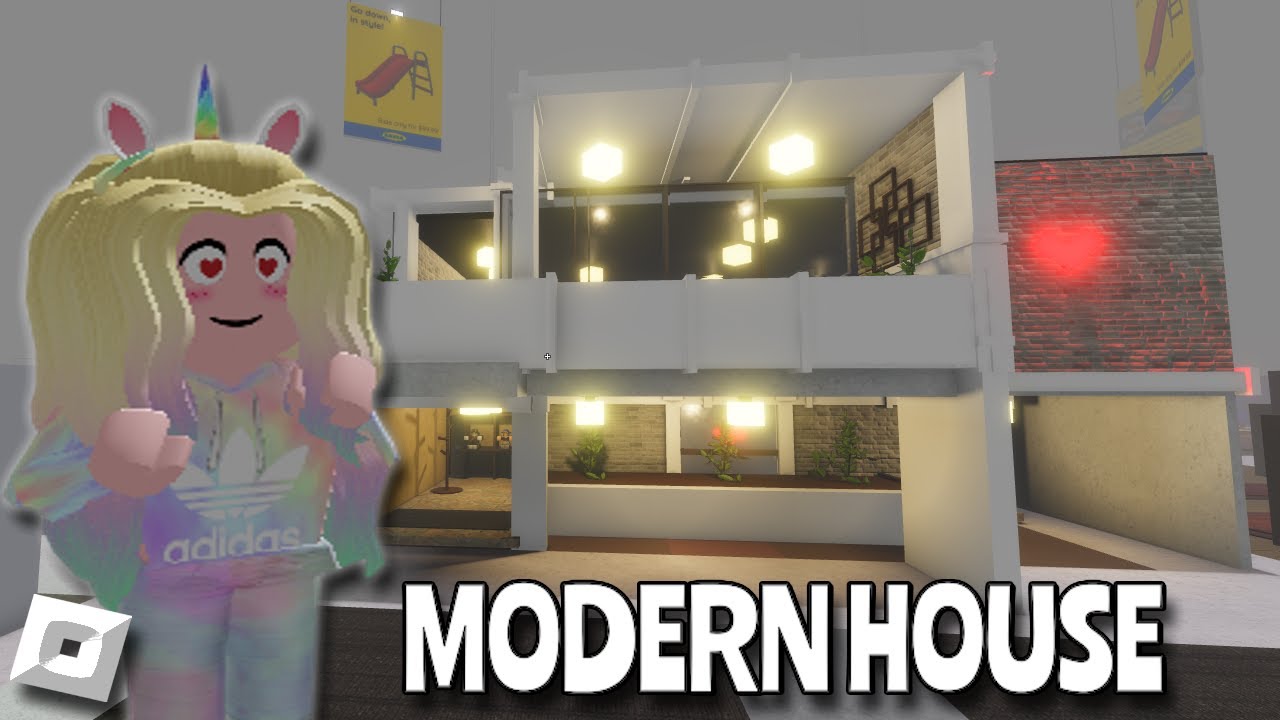 SCP 3008 | BUILDING MODERN MANSION with Aliyah - Roblox