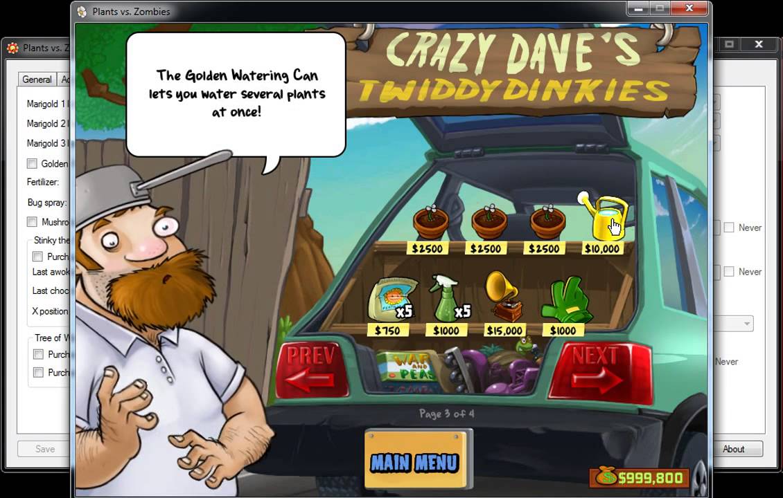 Plants vs. Zombies user file editor
