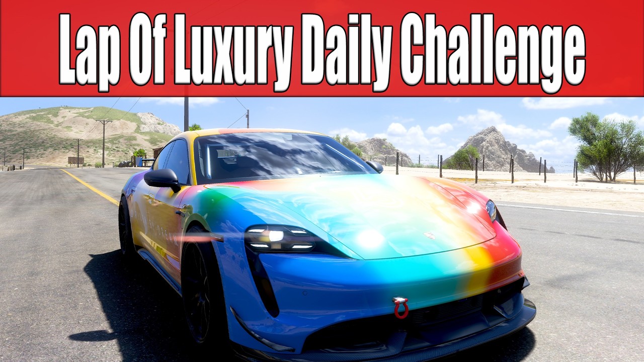 Forza Horizon 5 Lap Of Luxury Daily Challenge Beat a ghost in Rivals in any Super Saloon