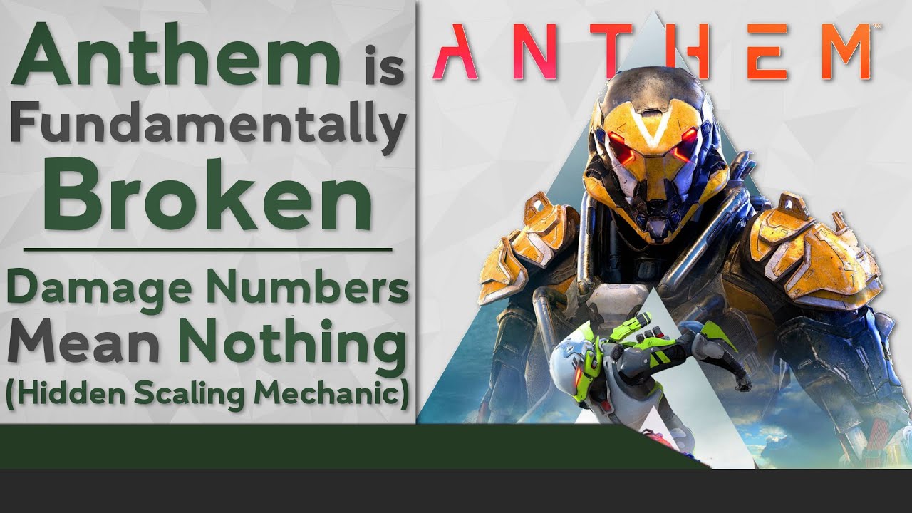 Anthem is Fundamentally Broken -- Damage Numbers Mean Nothing