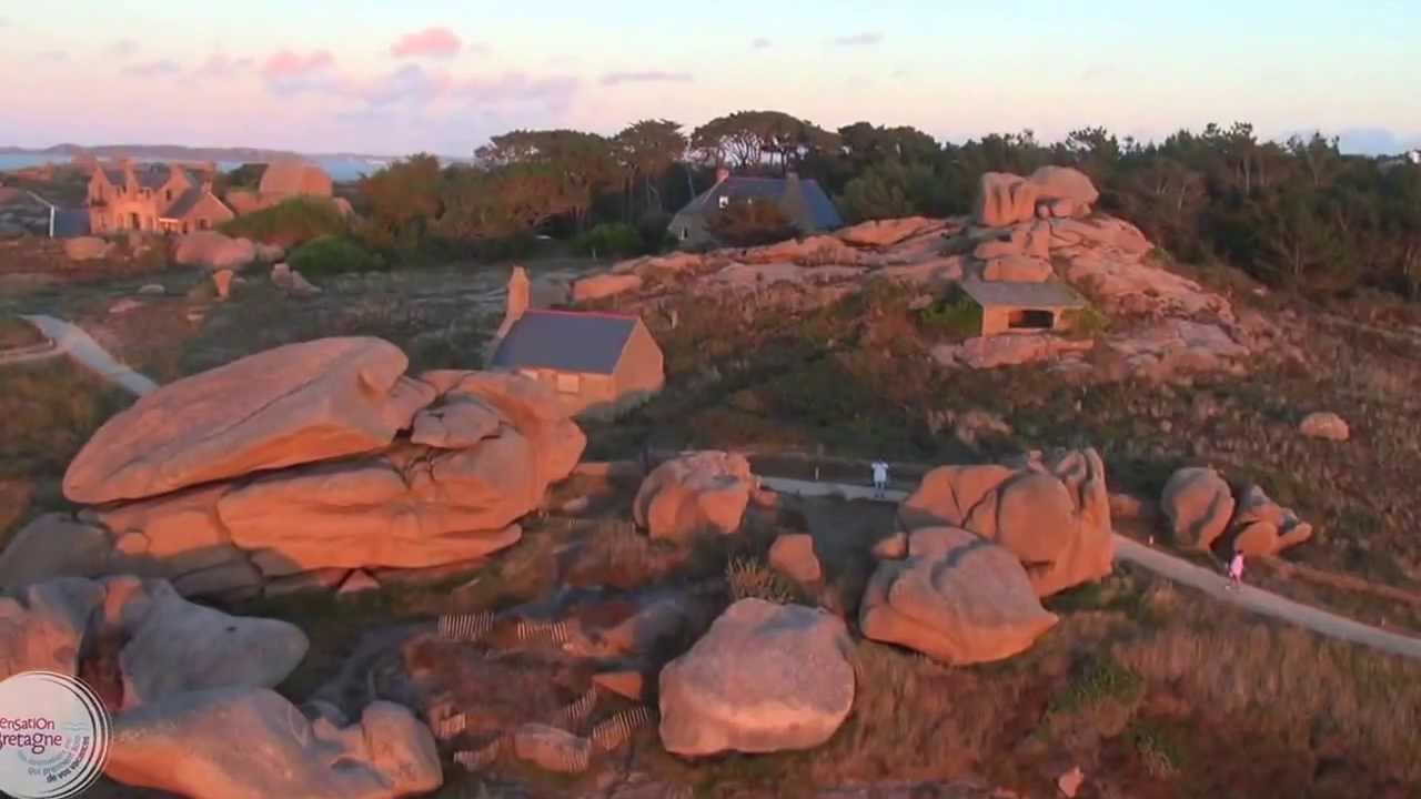 Perros Guirec vue du ciel