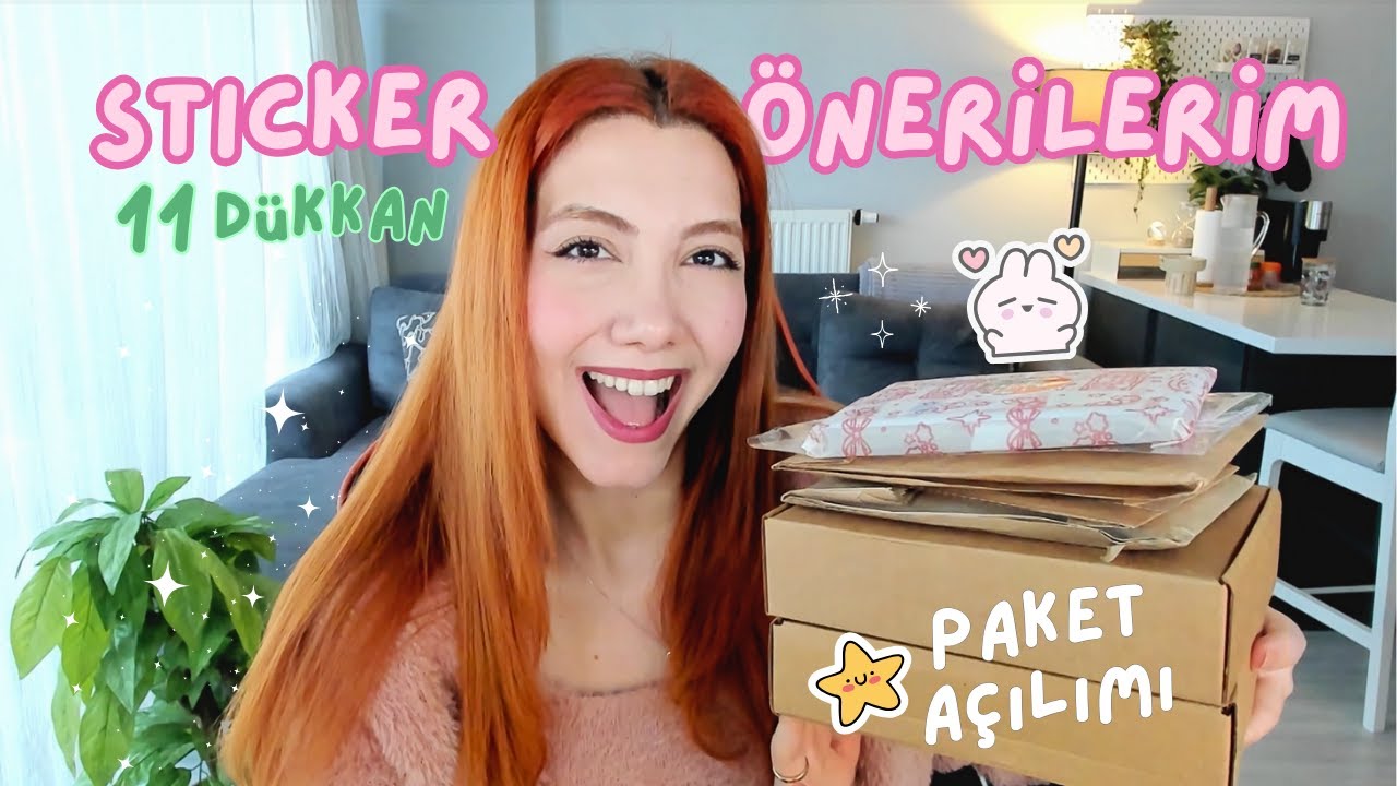 Büyük Sticker Alışverişim! 11 Türk Sticker Dükkanı Önerisi