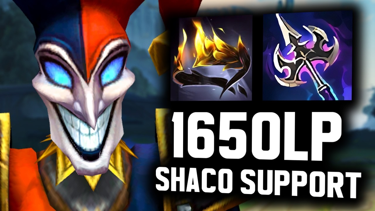 LA STRATEGIE ABOMINABLE DE CE SHACO SUPPORT 1650LP