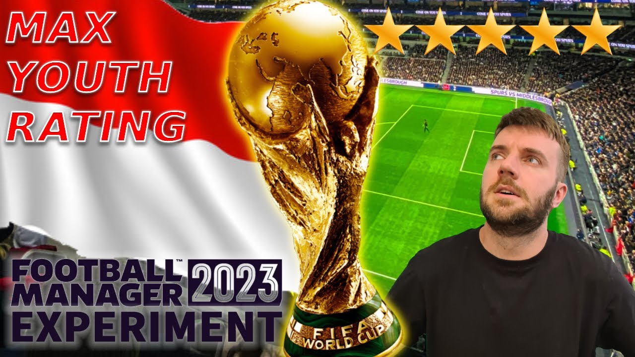 Can Indonesia Win the World Cup with Max Youth Rating? | Football Manager 2023 Experiment