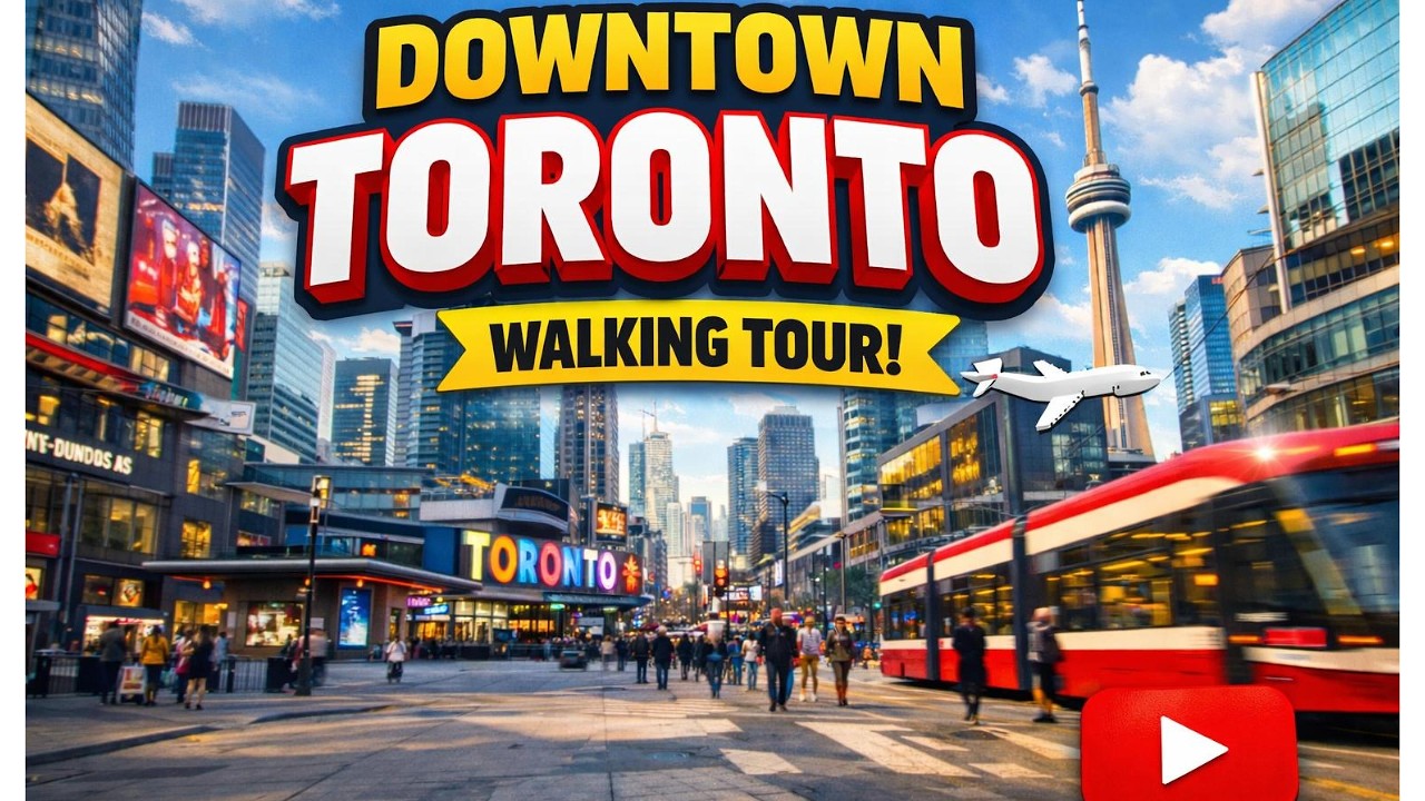 Downtown Toronto Walking Tour 🇨🇦 | Dil Se Canada | डाउनटाउन टोरंटो की सैर