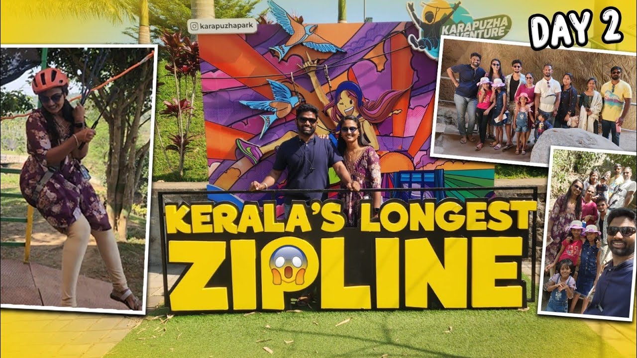 Trying Kerala's Longest Zipline 😱😱 | Day 2 Enjoyment in Wayanad | RK Family Vlogs