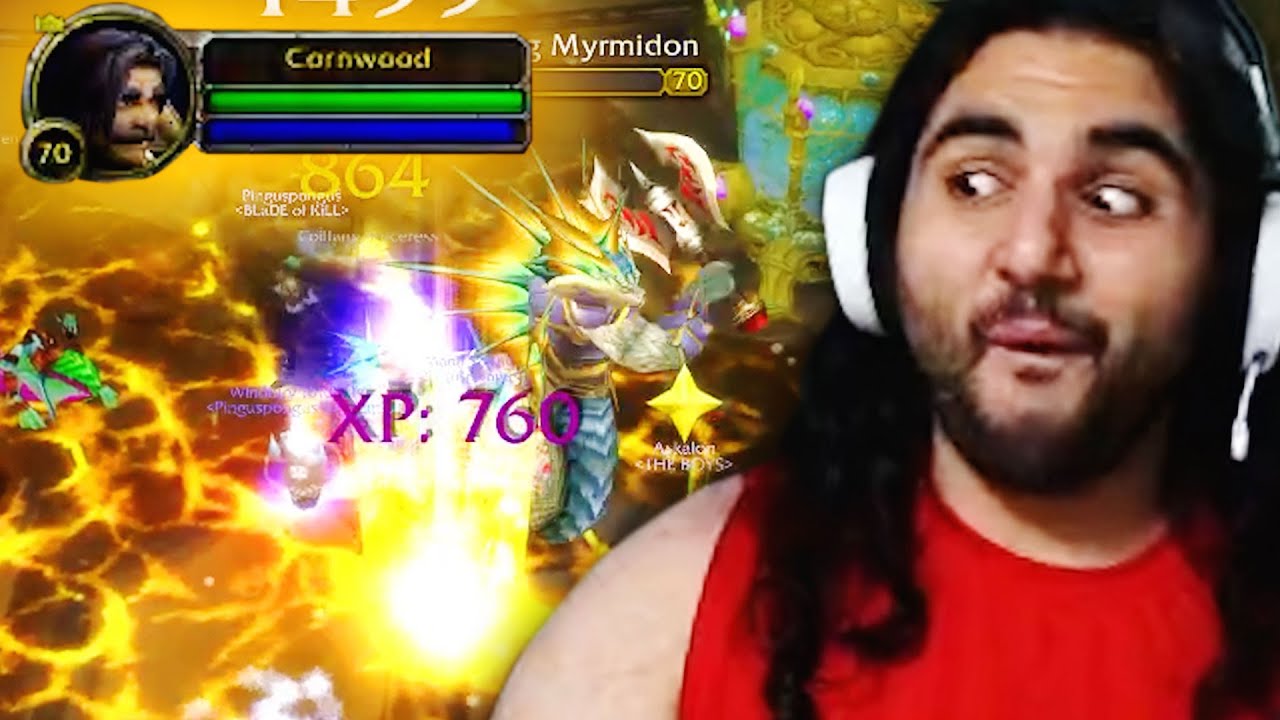 Esfand hits lvl 70 in Burning Crusade Classic Beta
