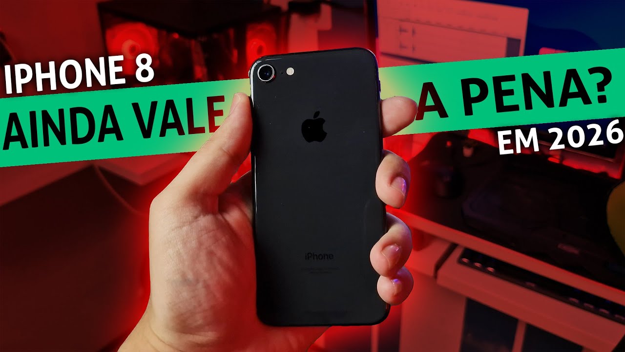 ABSURDO! iPhone 8 em 2026: Vale a Pena?? | Review Completo [4K]