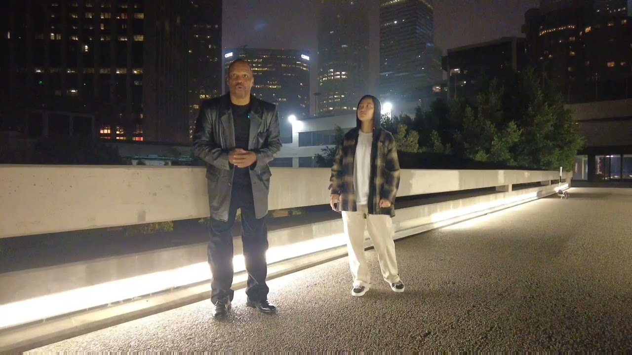 yuna asks Andre about the difference between android and cyborg animationdance robot popping bopping