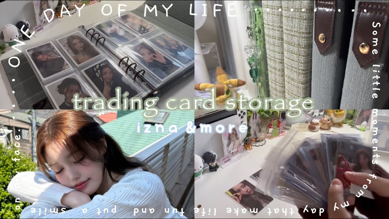 《izna＆more》可愛すぎる子達のトレカ紹介・収納⟡.· ILLIT / UNIS / storage / kpop / トレカ収納