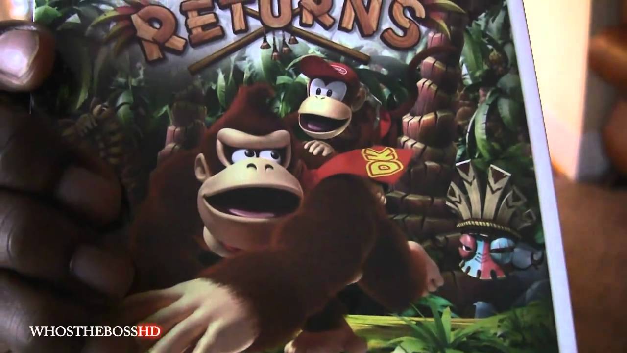 Donkey Kong Country Returns unboxing