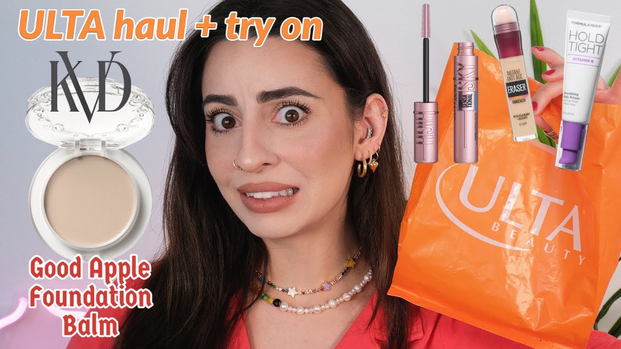 ULTA Haul & Try On: KVD Good Apple Foundation Review!