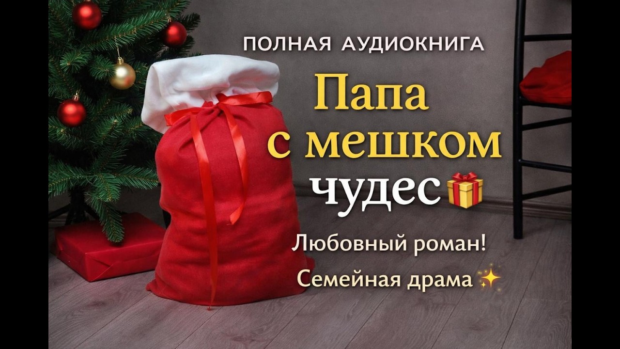 ПОЛНАЯ АУДИОКНИГА - Папа с мешком чудес 🎁 Любовный роман ! Семейная драма ✨