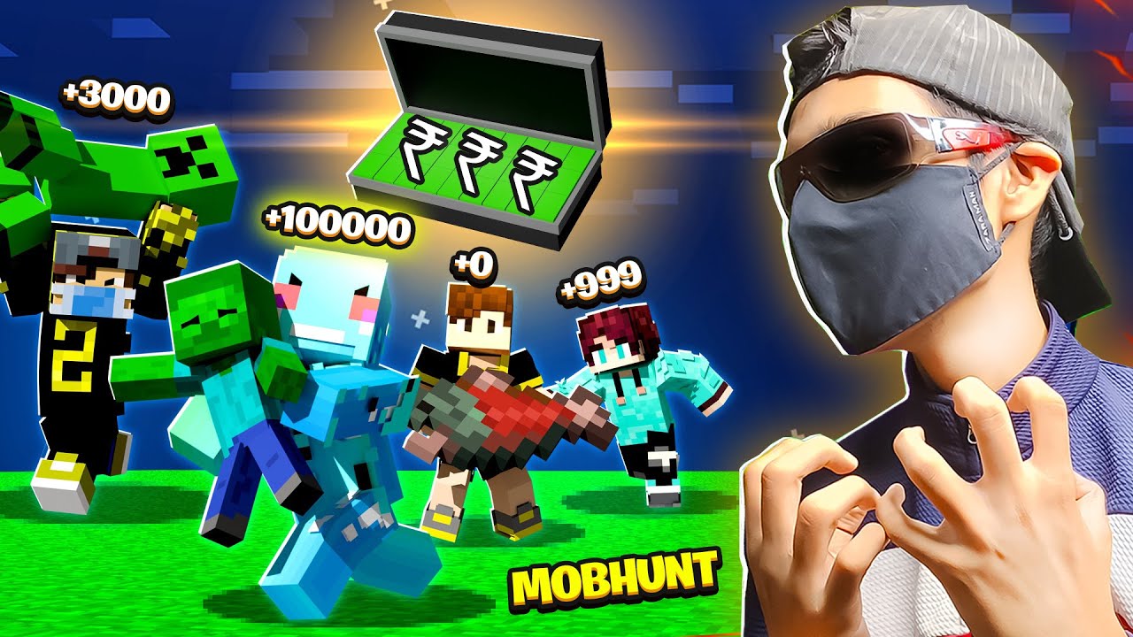 Mob Collecting Challenge With Friends - Minecraft Mobhunt