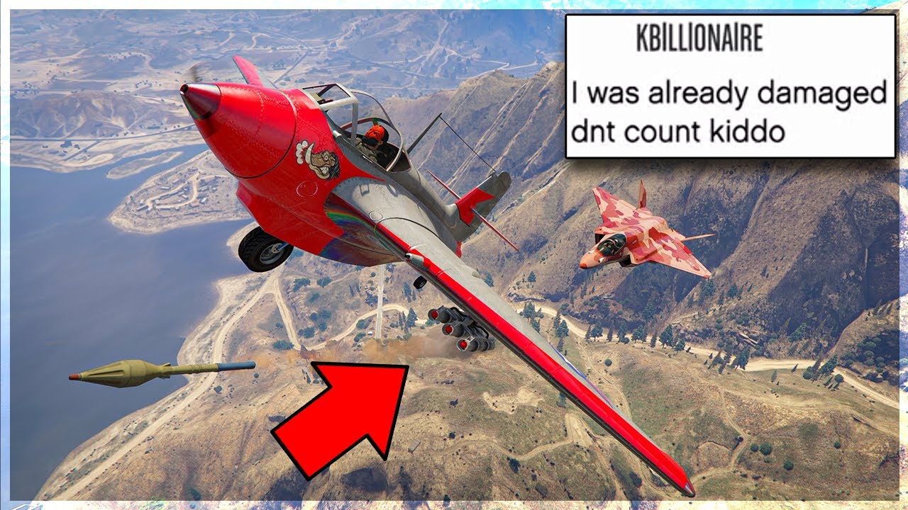 Старлинг троллит F-160 Raiju Tryhard (Salty Regret) GTA Online