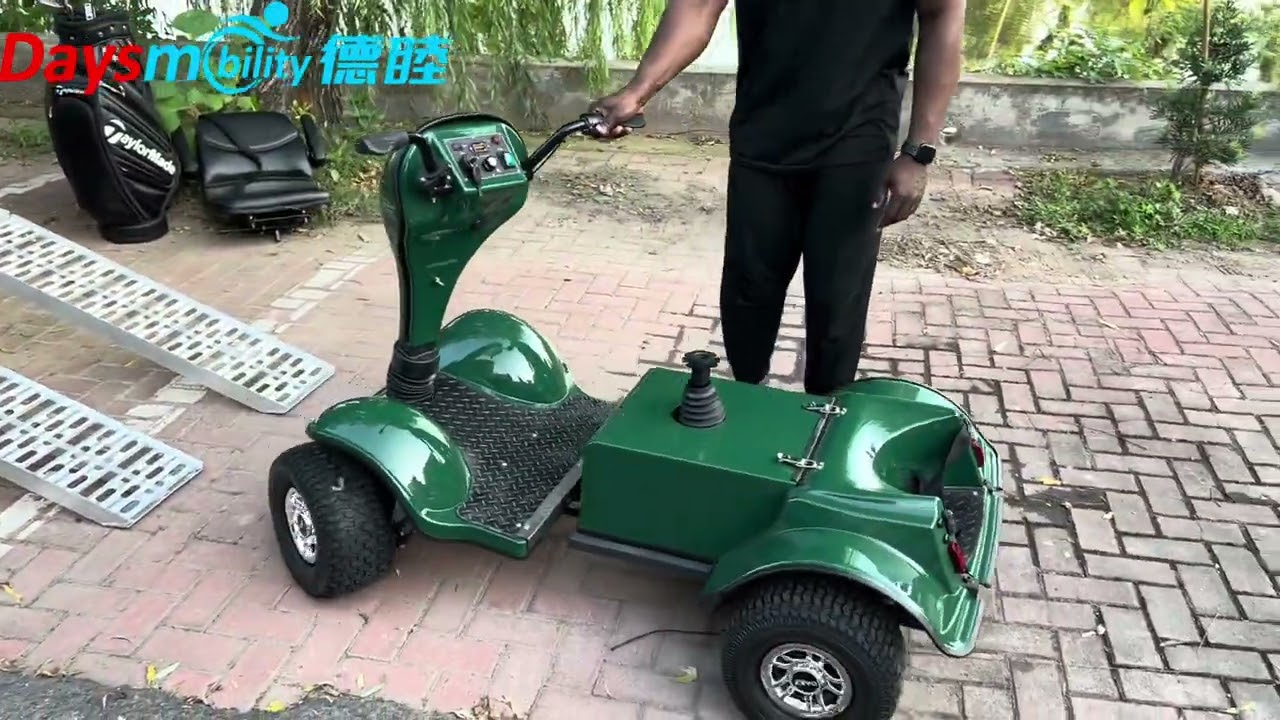 Single seat golf buggy DM418 Easy to put into Car boost