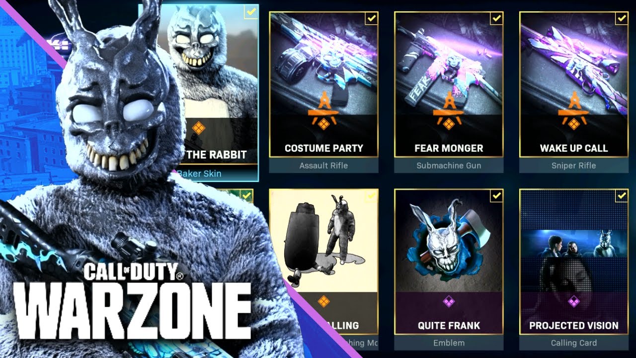 DONNIE DARKO BUNDLE: Rabbit Operator Skin, 3 Guns & THE BEST EXECUTION?? (TRASH or PASS)