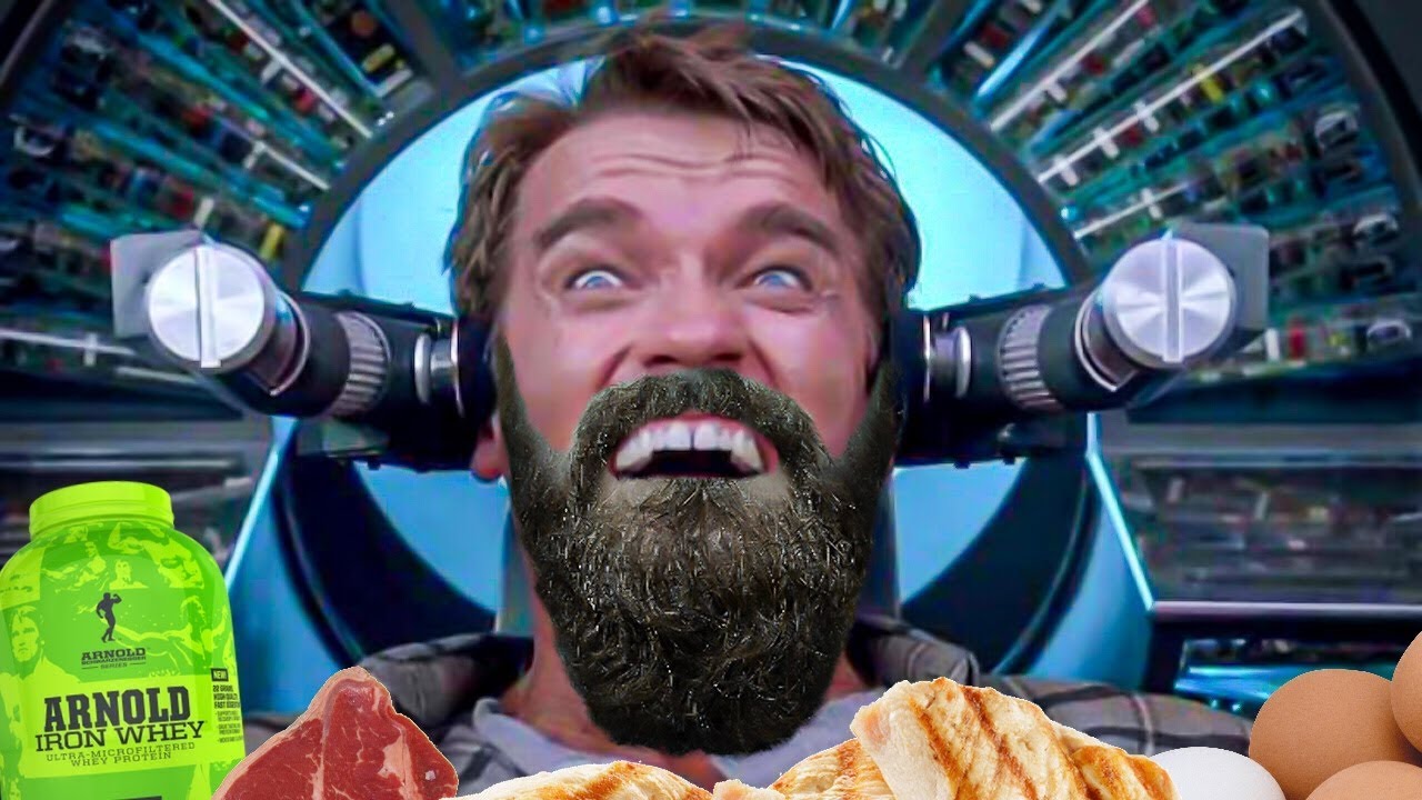 Arnold Schwarzenegger's MR OLYMPIA Daily Diet Challenge | BeardMeatsFood