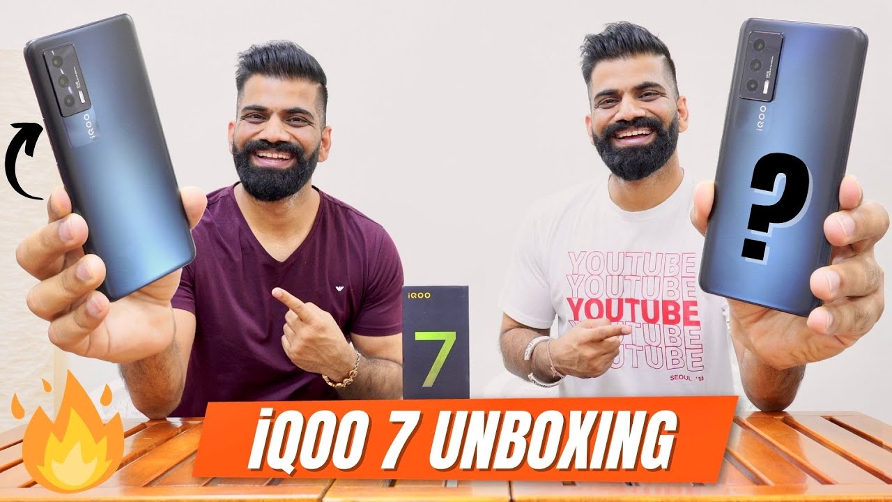 iQOO 7 Unboxing & First Look | The Dual Chip Monster | 120Hz | SD870 5G | 48MP OIS🔥🔥🔥
