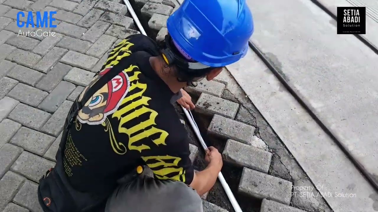 Pemasangan mesin pager Otomatis | CAME AUTOGATE