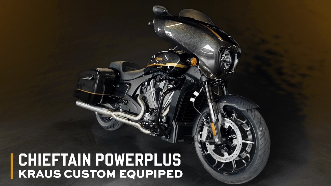 Обзор кастомной сборки мотоцикла Chieftain PowerPlus 2026 года | Kraus Moto