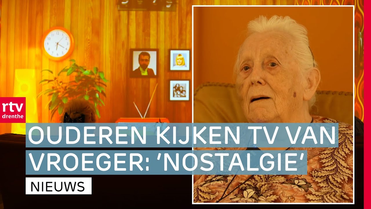Ouderen even terug in de tijd met televisie van vroeger: 