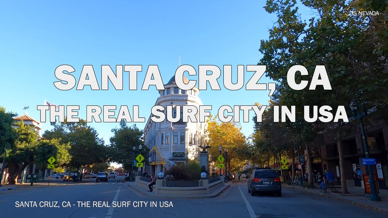 Santa Cruz, California - Driving Tour 4K