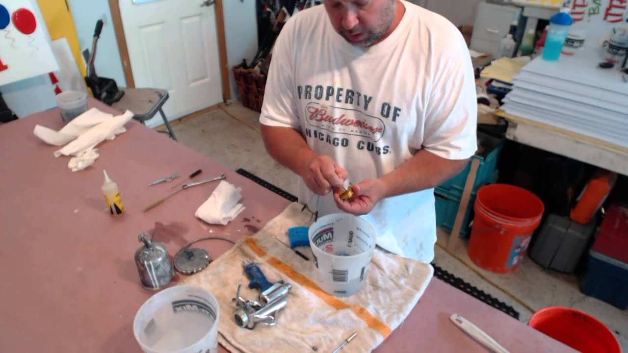 Cleaning The Fuji MiniMite 4 G-XPC Spray Gun