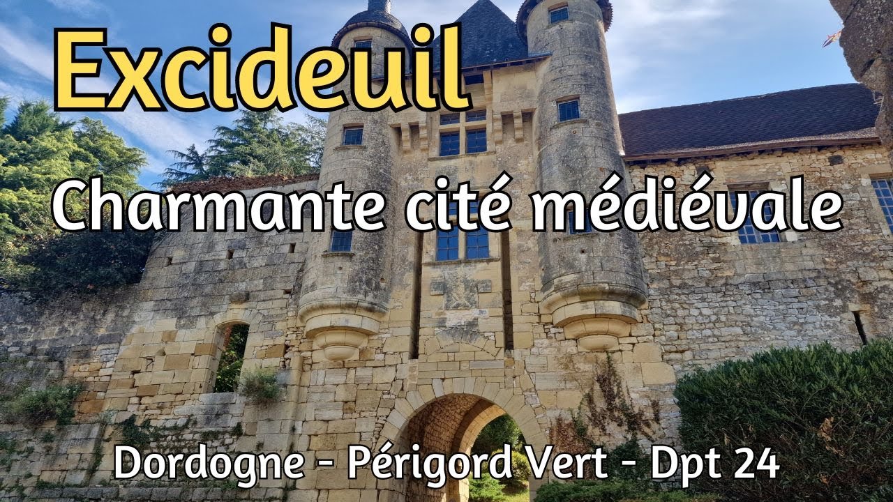 Excideuil, charmante cité médiévale en Dordogne dans le Périgord Vert