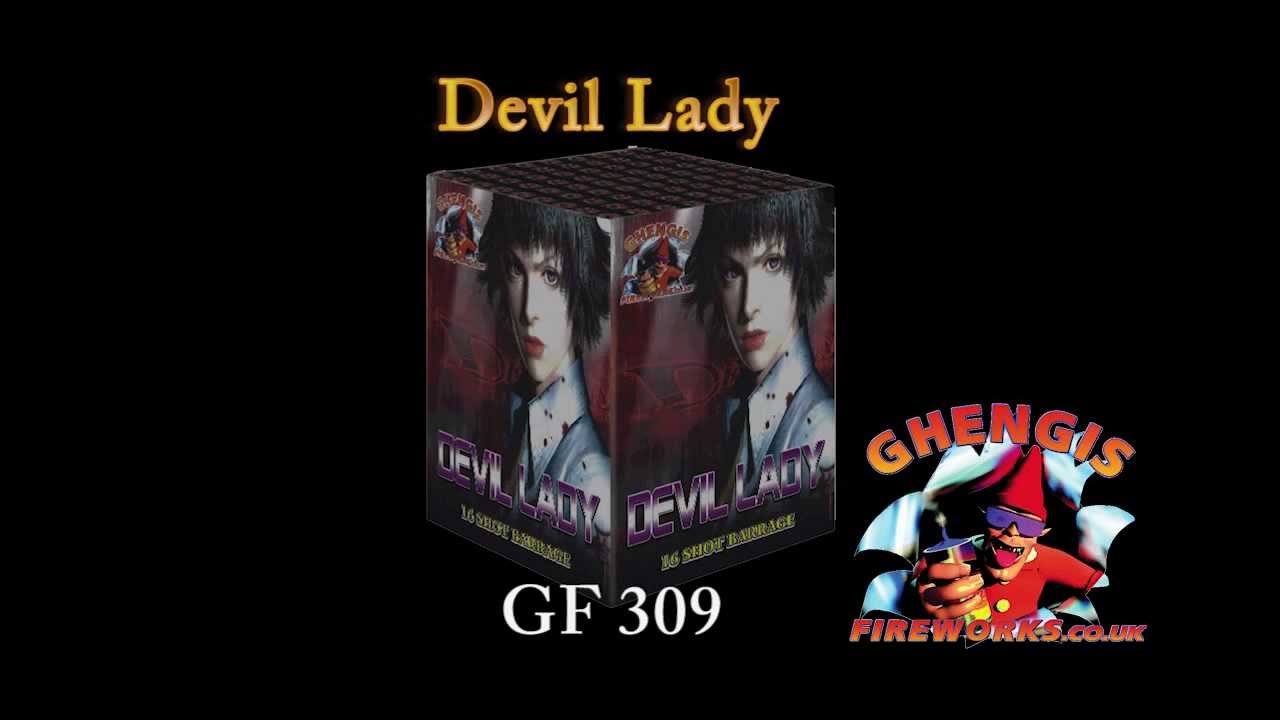 Devil Lady Cat2 Garden Fireworks